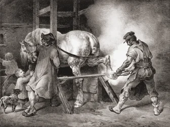 El herrador, de Etudes de Cheveaux, 1822